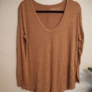 Plush Soft V-Neck Sweater Top